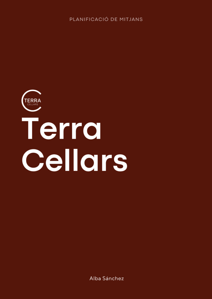 cover granate con logotipo y texto blanco